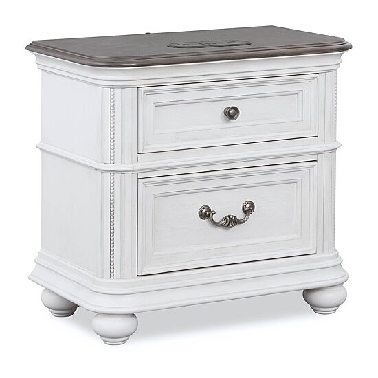 AVALON FURNITURE Lucia 2-Drawer Nightstand