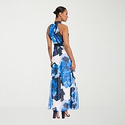 emma and michele maxi dress Emma & Michele Maxi Dress Long Sleeve Rhinestone Accent V-Neck Black M
