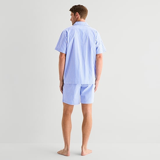 Stafford Mens Short Sleeve 2-pc. Pajama Set
