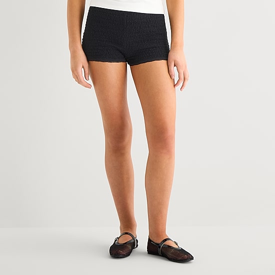 Arizona Womens Juniors Pull-On Short