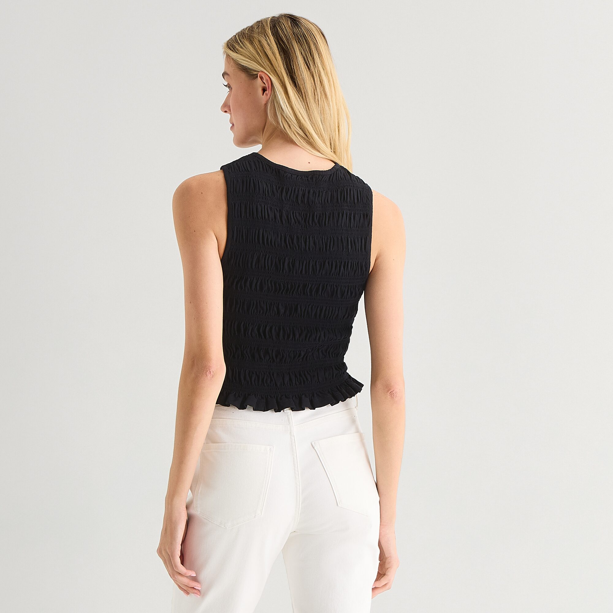 a.n.a Womens Crew Neck Sleeveless Tank Top