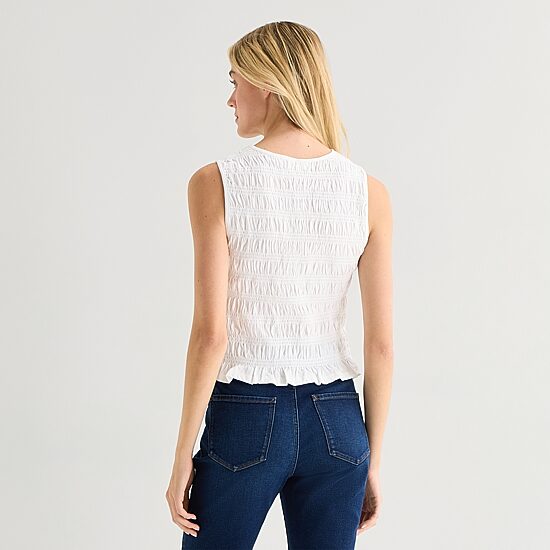 A.N.A Womens Crew Neck Sleeveless Tank Top