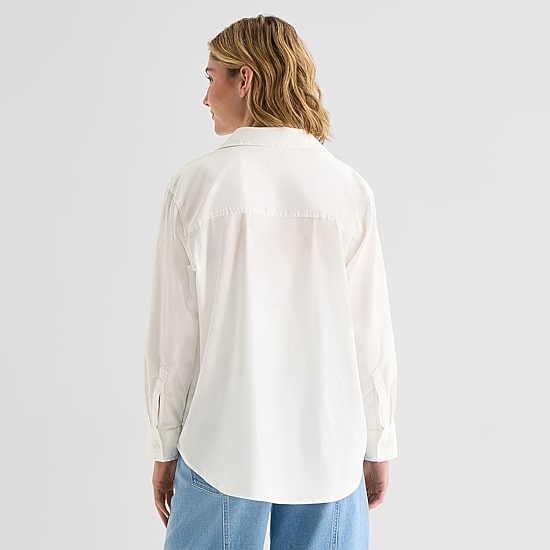 A.N.A Womens Long Sleeve Regular Fit Button-Down Shirt