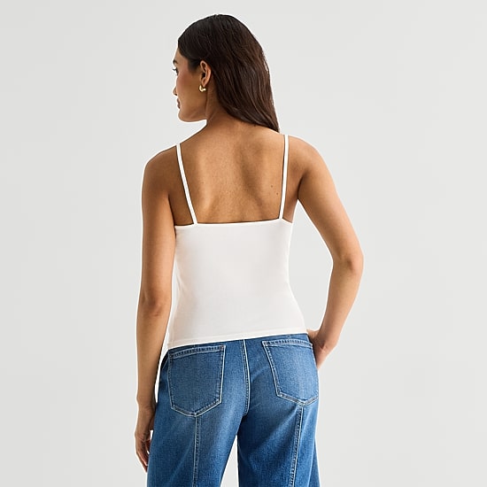 a.n.a Womens V Neck Sleeveless Tank Top