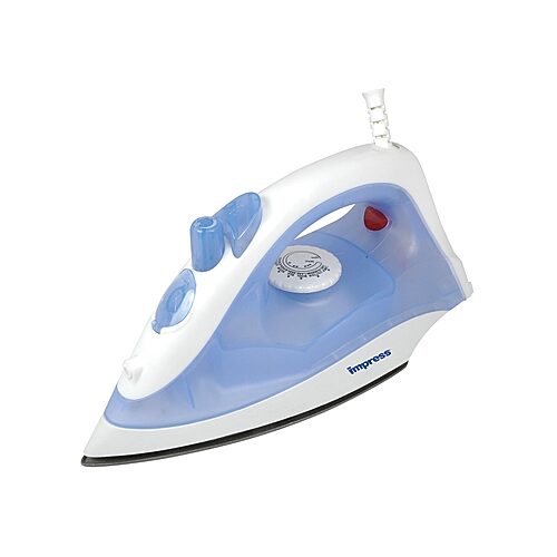 Impress Compact & Lightweight Steam & Dry Iron, One Size, White