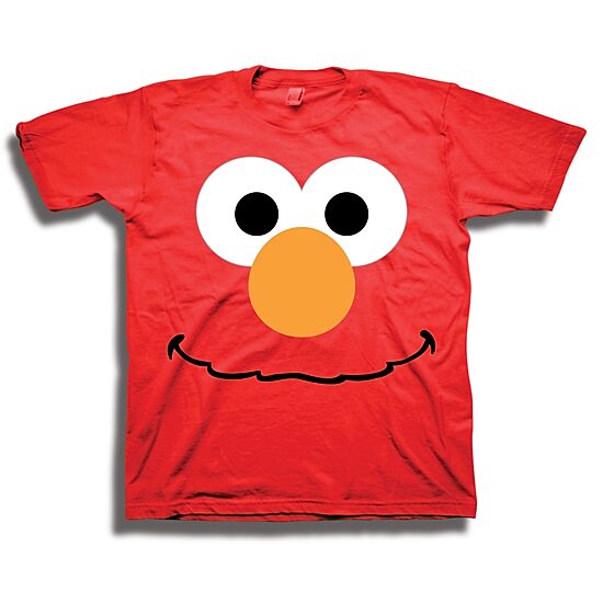 Sesame Elmo Toddler Boys Graphic Tees Toddler Boys Crew Neck Short Sleeve Regular Fit Sesame Street Graphic T-Shirt
