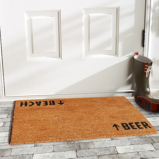 Calloway Mills Beach Beer Outdoor Rectangular Doormat