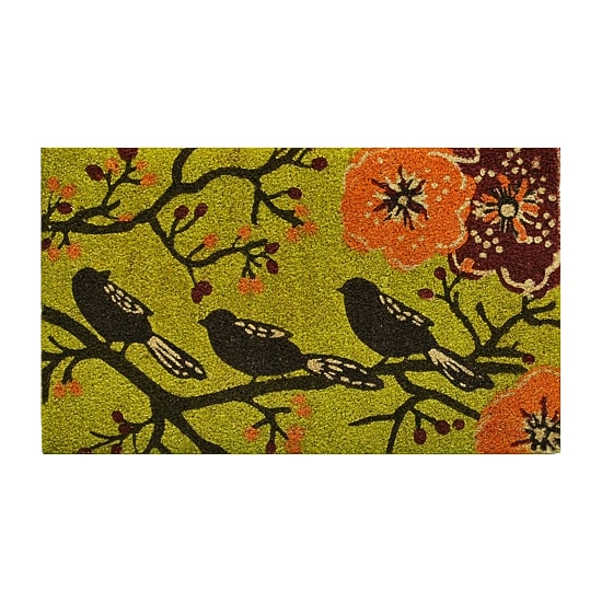 Calloway Mills Birds In A Tree Outdoor Rectangular Doormat