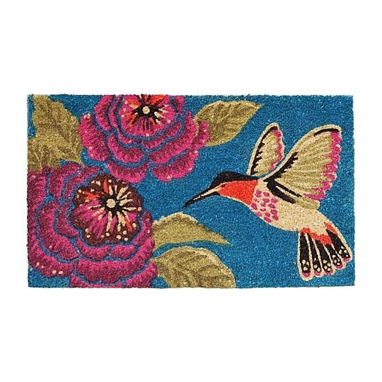 Calloway Mills Hummingbird Delight Outdoor Rectangular Doormat