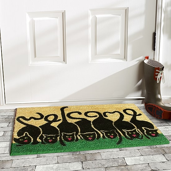Calloway Mills Cats Welcome Outdoor Rectangular Doormat