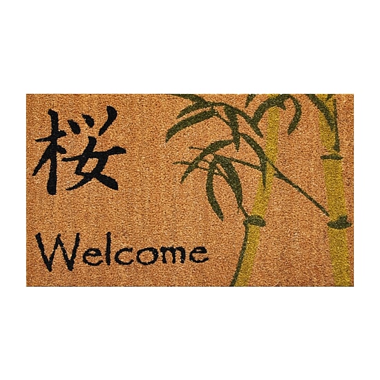 Calloway Mills Asian Welcome Outdoor Rectangular Doormat
