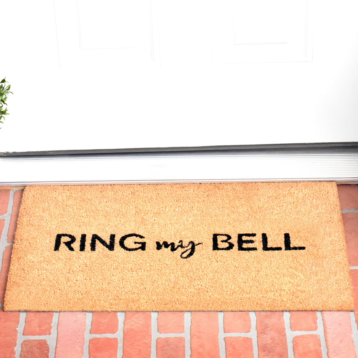 Calloway Mills Ring My Bell Outdoor Rectangular Doormat