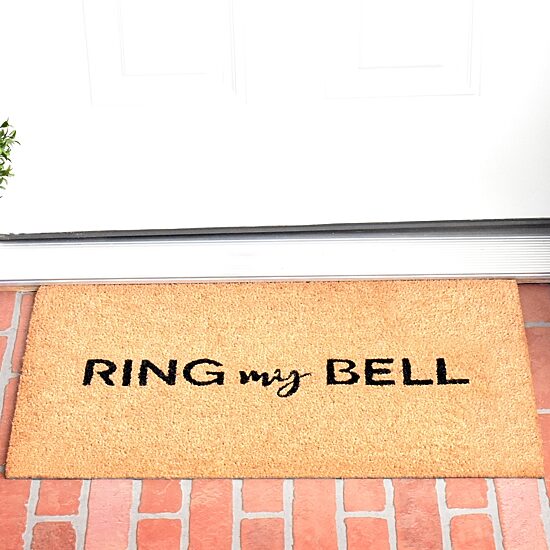 Calloway Mills Ring My Bell Outdoor Rectangular Doormat