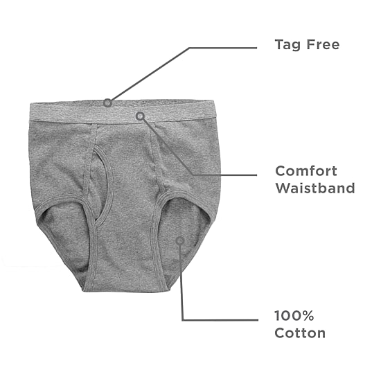Stafford Full-Cut Mens Big and Tall 6 Pack Briefs 302852