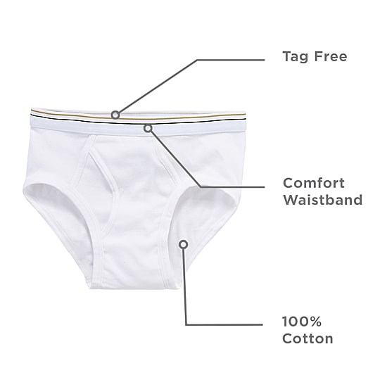 Stafford Low-Rise Mens 6 Pack Briefs 325616