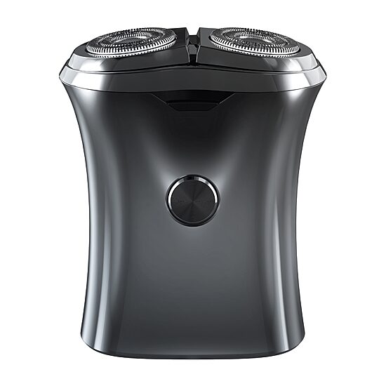 Travel Shaver With Dual Rotary Shaving Heads