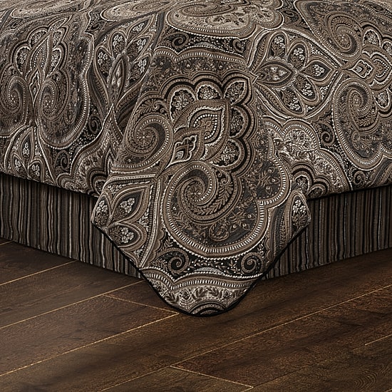 Queen Street Camina 4-pc. Damask + Scroll Midweight Comforter Set