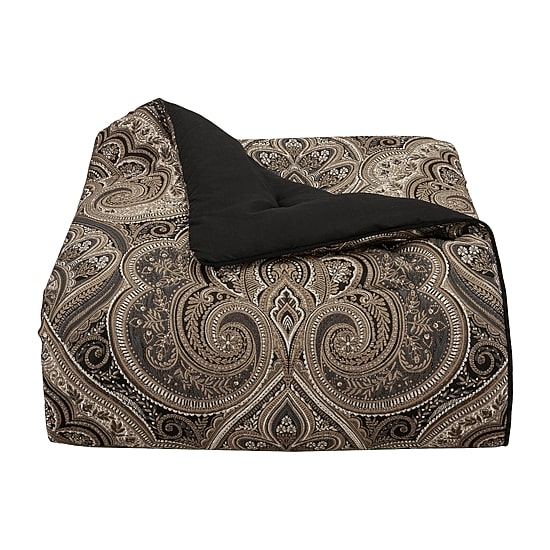 Queen Street Camina 4-pc. Damask + Scroll Midweight Comforter Set