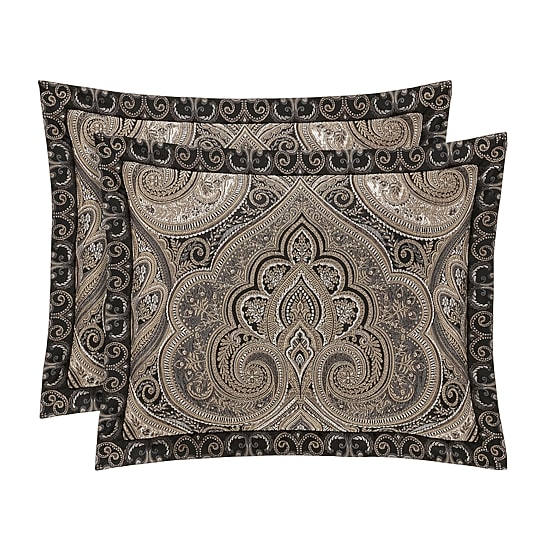 Queen Street Camina 4-pc. Damask + Scroll Midweight Comforter Set