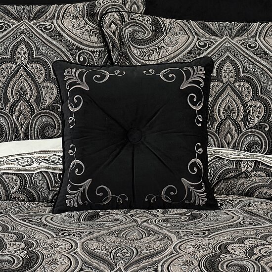 Five Queens Court Dalton Square Throw Pillow