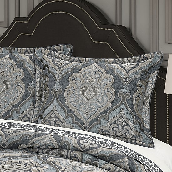 Queen Street Ashley 4-pc. Damask + Scroll Midweight Comforter Set