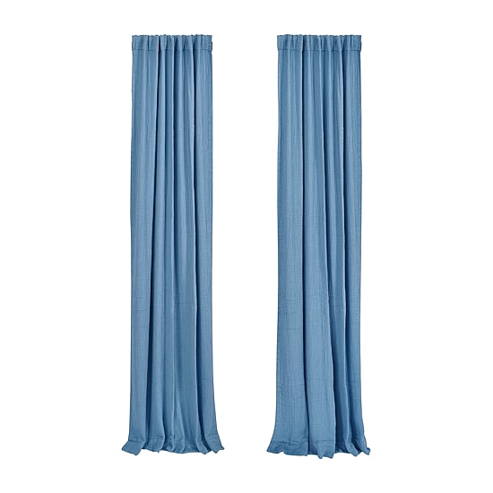 Queen Street Seacove Rod Pocket Light-Filtering Single Curtain Panel