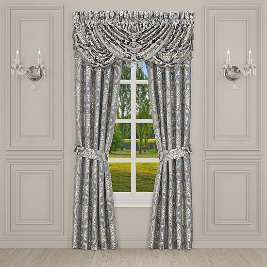 Queen Street Sondra Rod Pocket Energy Saving Light-Filtering Set of 2 Curtain Panel