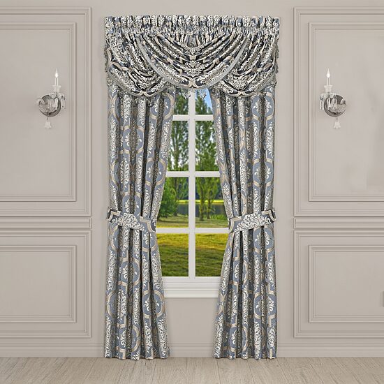 Queen Street Sondra Rod Pocket Waterfall Valance