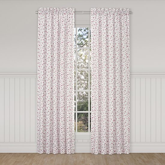 Queen Street Bungalow Rod Pocket Energy Saving Light-Filtering Set of 2 Curtain Panel