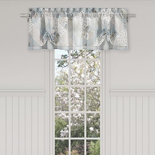 Queen Street Bungalow Spa Rod Pocket Valance, One Size, Green
