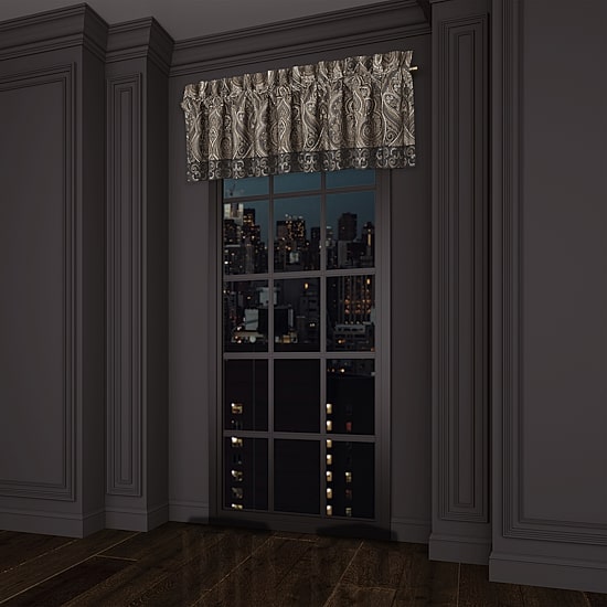 Queen Street Camina Rod Pocket Tailored Valance