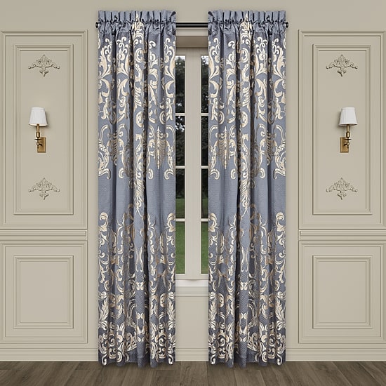 Queen Street Del Toro Rod Pocket Energy Saving Light-Filtering Set of 2 Curtain Panel