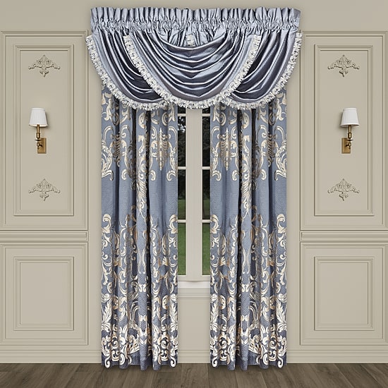 Queen Street Del Toro Rod Pocket Energy Saving Light-Filtering Set of 2 Curtain Panel