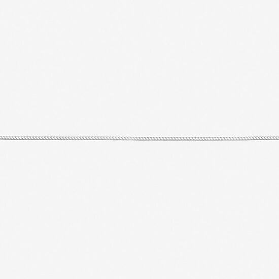 Silver Reflections Womens Pure Silver Over Brass 20 Inch Snake Chain Necklace