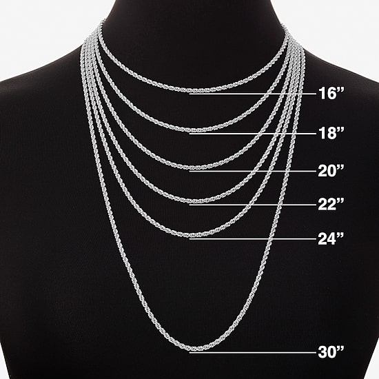 Silver Reflections Womens Pure Silver Over Brass 20 Inch Snake Chain Necklace