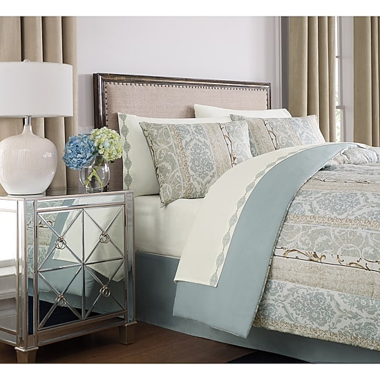 Broadhaven Arleigh 8-pc. Reversible Complete Bedding Set with Sheets