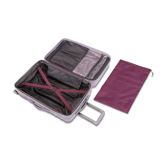 American Tourister Cascade 24 Inch Hardside Expandable Checked Spinner Luggage