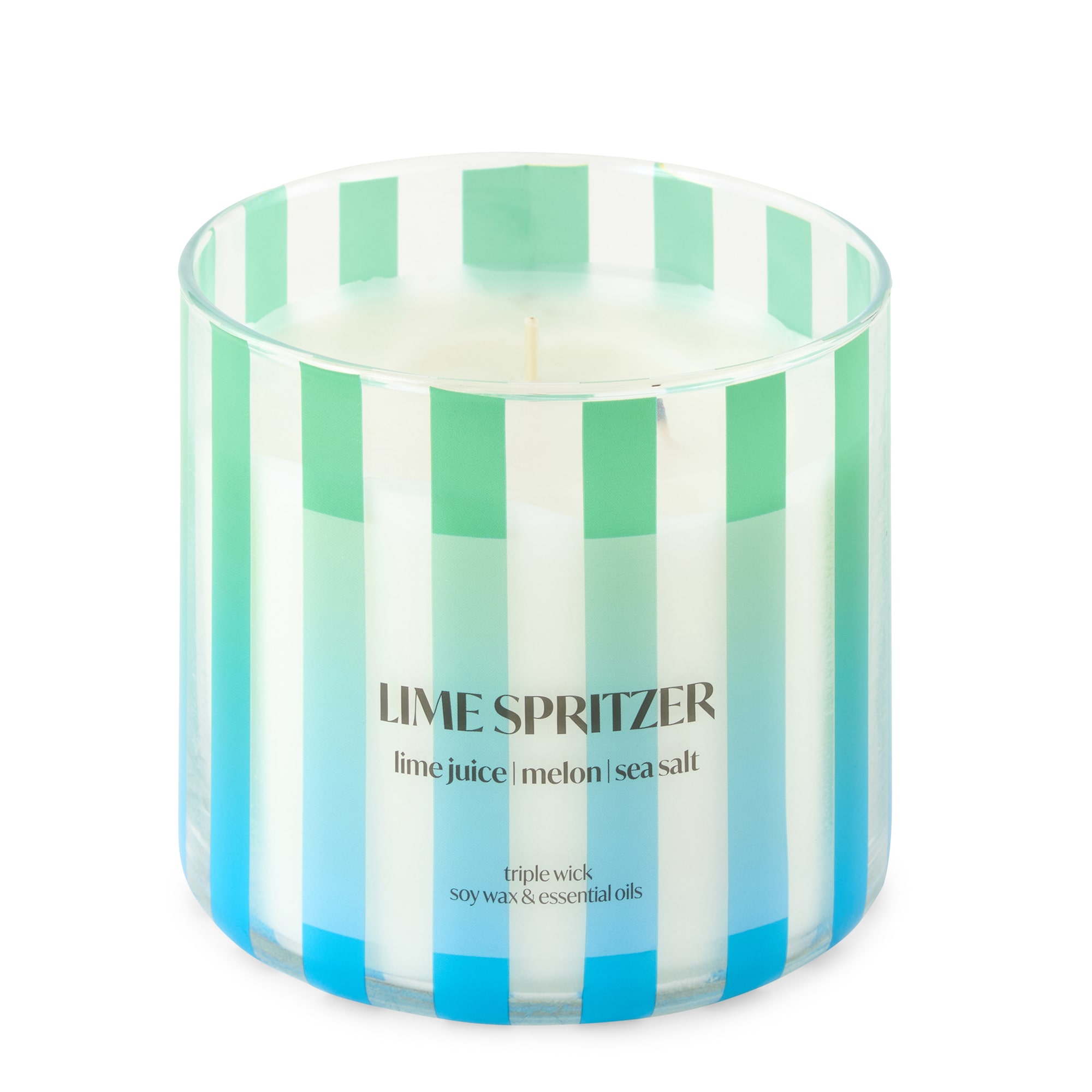 Distant Lands 14oz Lime Spritzer 3-Wick Scented Jar Candle