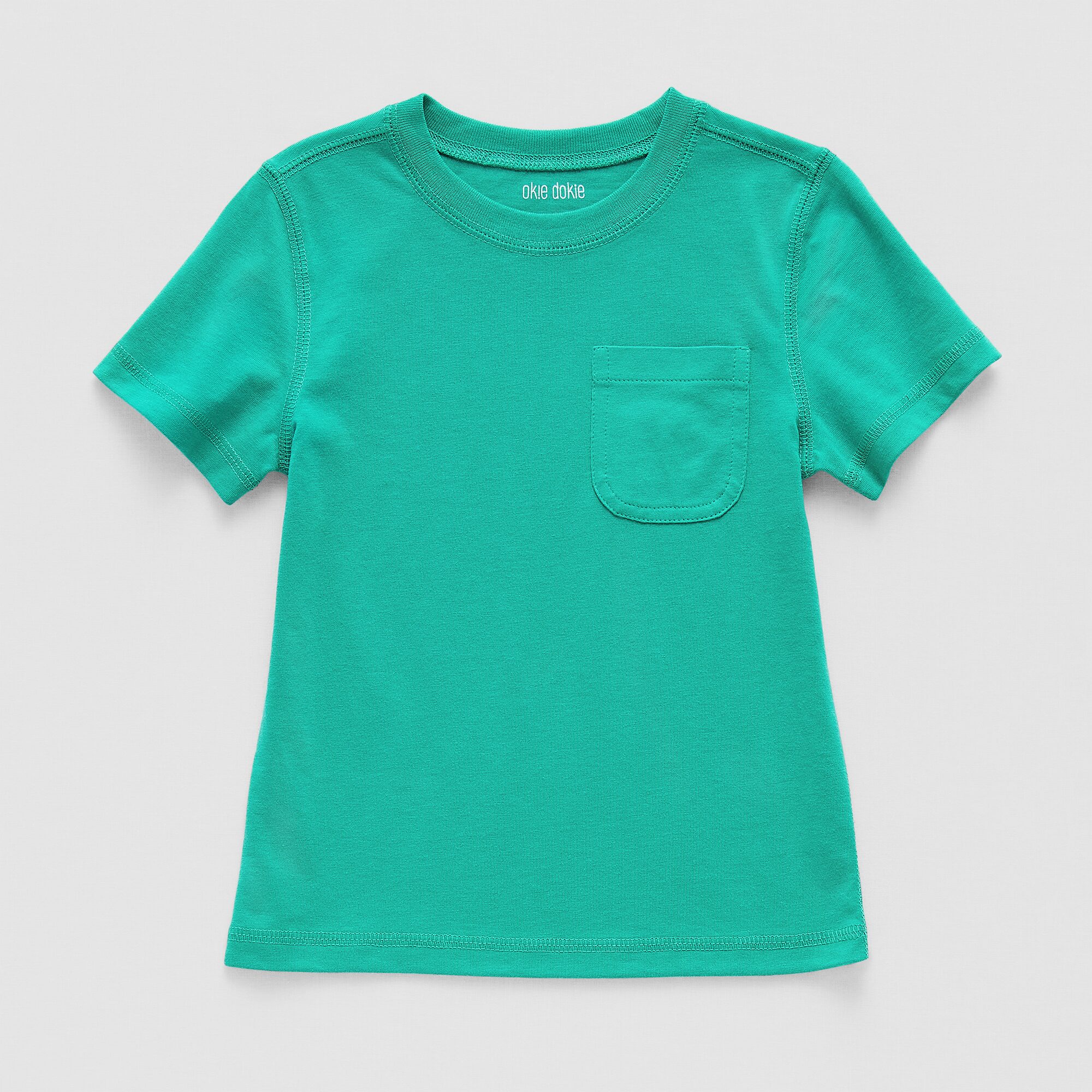 Okie Dokie Toddler & Little Boys Crew Neck Short Sleeve T-Shirt