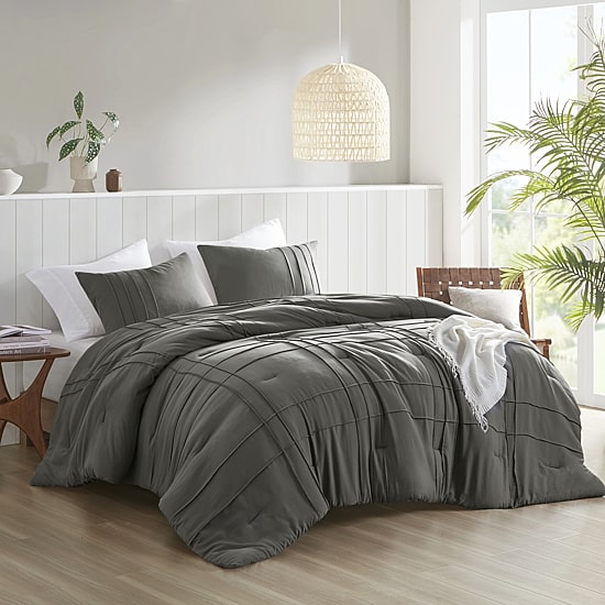 510 Design Porter Soft Wash Pleated Midweight Comforter Set
