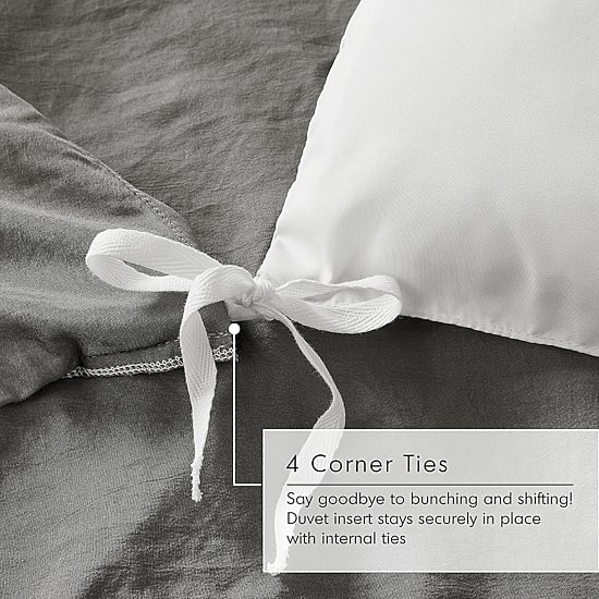 510 Design Porter Soft Wash Pleated Duvet Cover Set