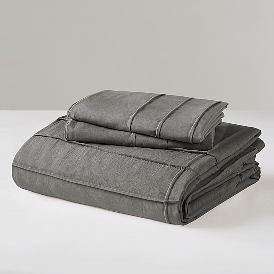 510 Design Porter Soft Wash Pleated Duvet Cover Set