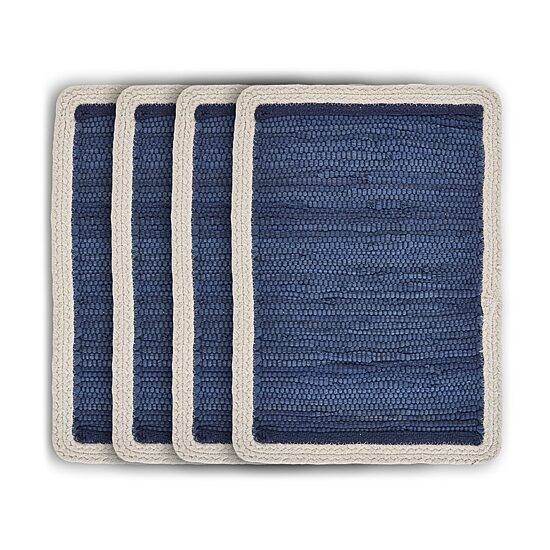 LR Home Lucia Woven 4 Pack Placemat