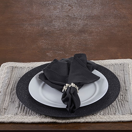 LR Home Daisy Woven Table Runner