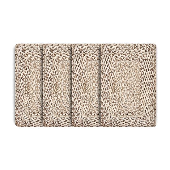 LR Home Chole Striped 4 Pack Placemat