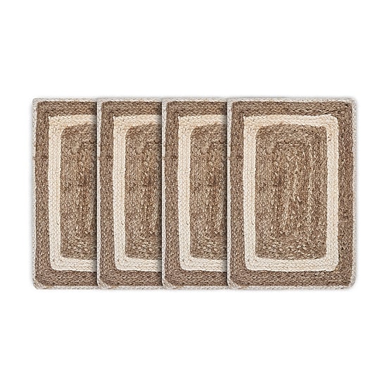 LR Home Lily Bordered 4 Pack Placemat