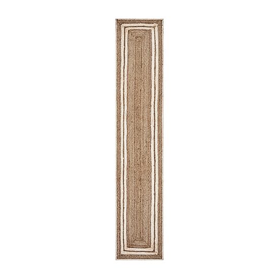 LR Home Nora Bordered Table Runner