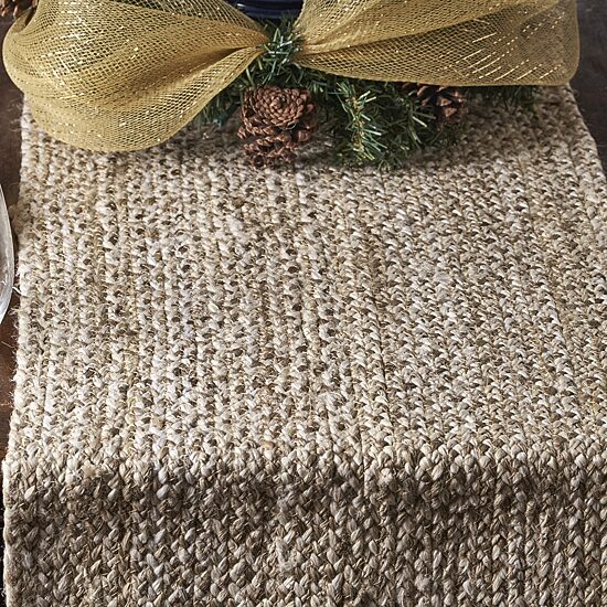 LR Home Mila Striped Table Runner