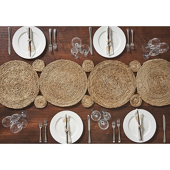 LR Home Lucy Circle Table Runner