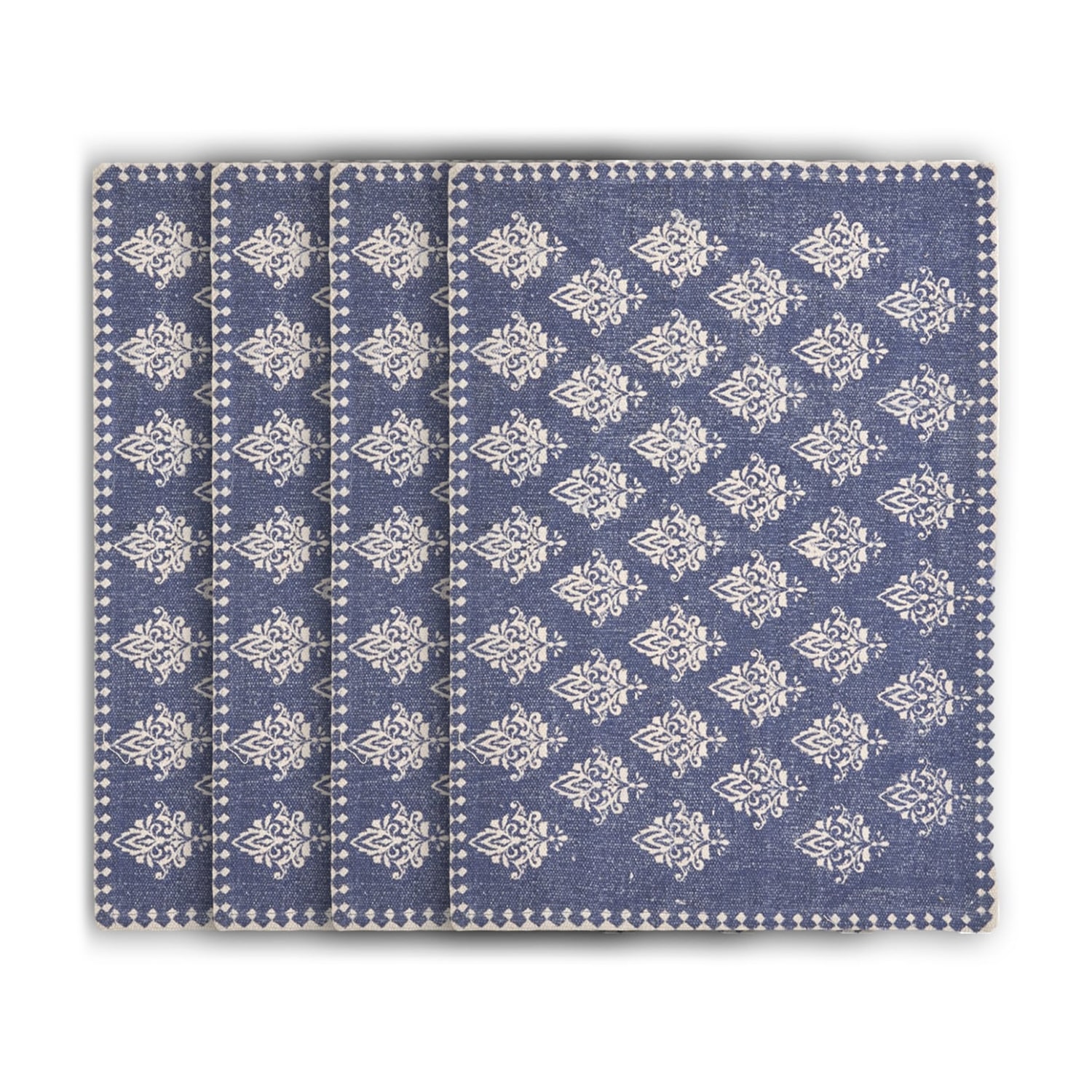 LR Home Lyla Damask 4 Pack Placemat